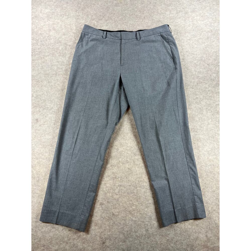 J. Crew Factory Men's Bedford Light Gray Dress Pants Size 34x30 (35x27.5)